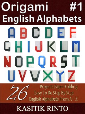 cover image of Origami English Alphabets